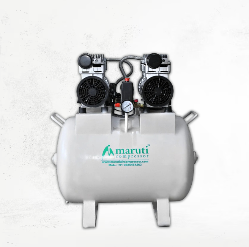 2hp 70ltr Tank 2 Head Dental Air Compressor Manufacturers