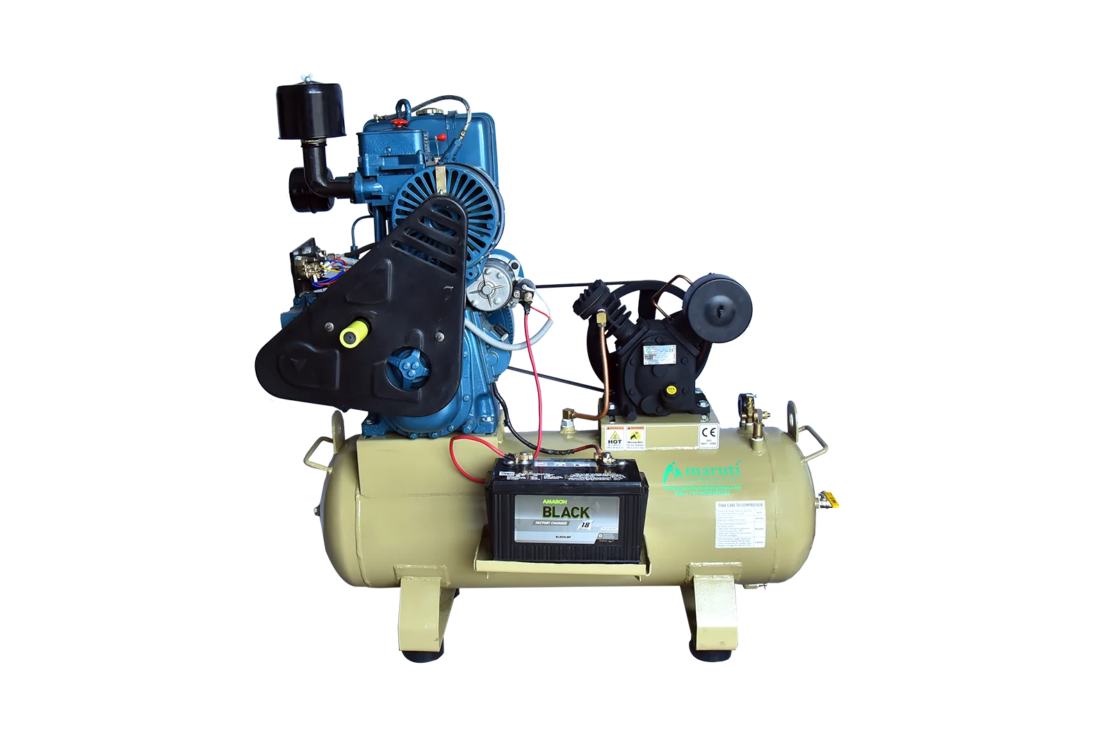 3hp Portable Diesel Engine Air Compressor