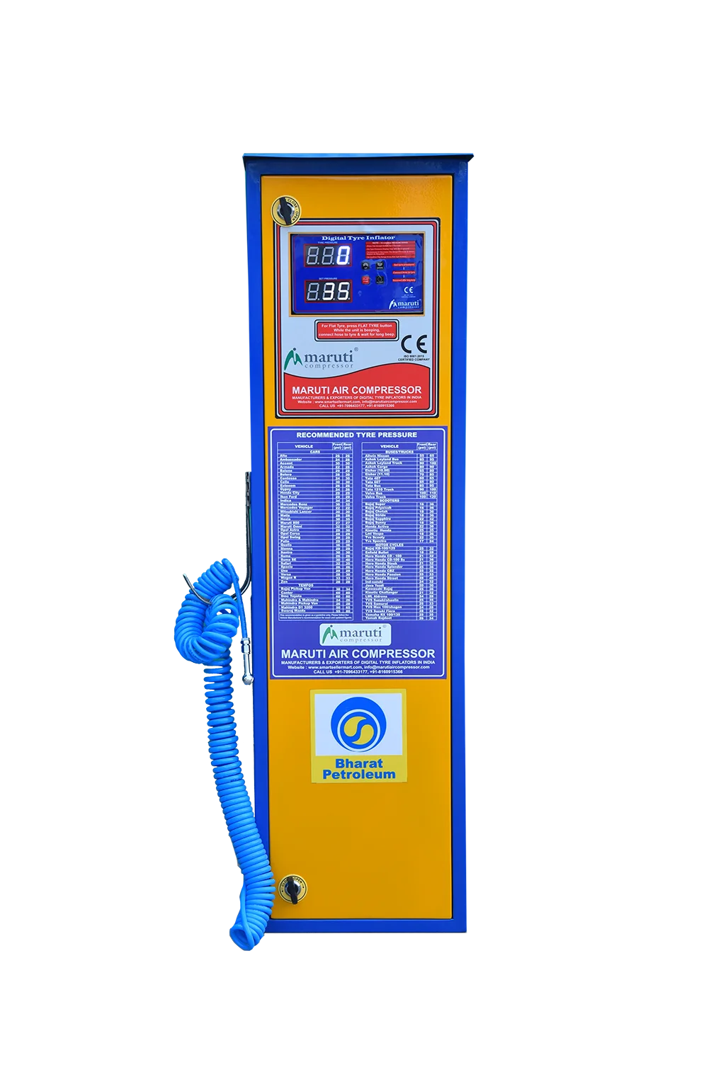 BPCL Digital Tyre Inflators for Petrol Pumps