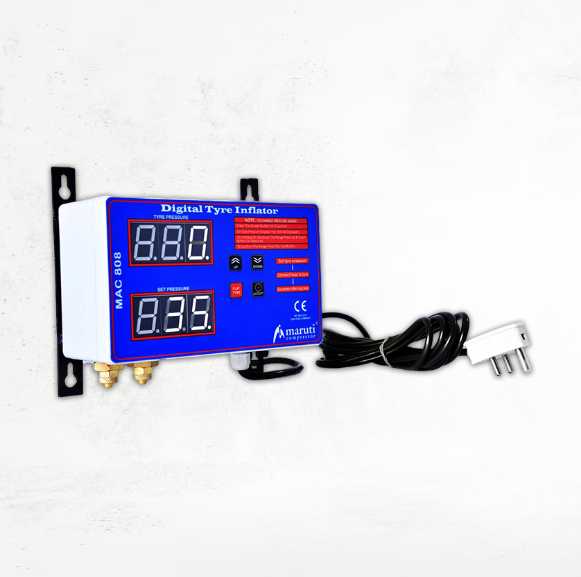 Wall Mounted Digital Tire Inflators For Automobile Garage