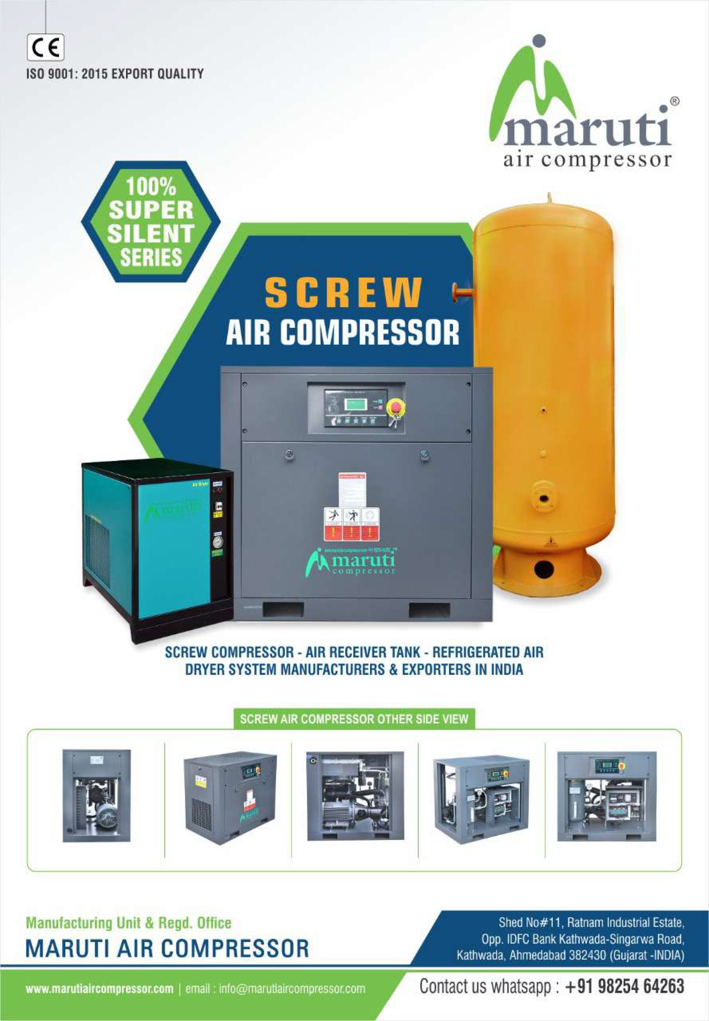 10 hp Screw Compressor