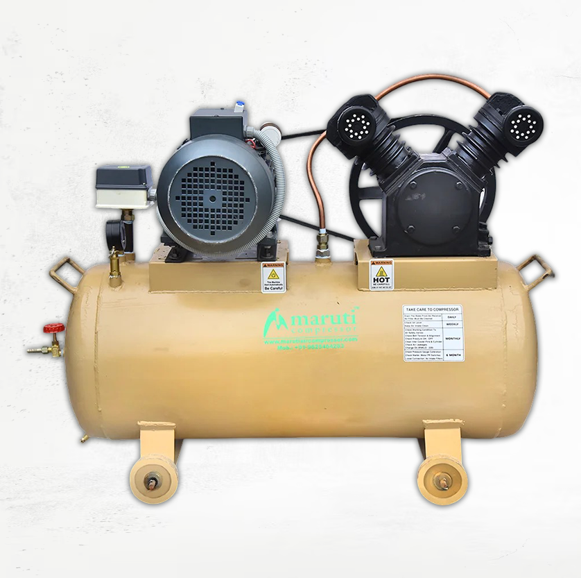 1hp Three Phase 70ltr Double Piston Air Compressor